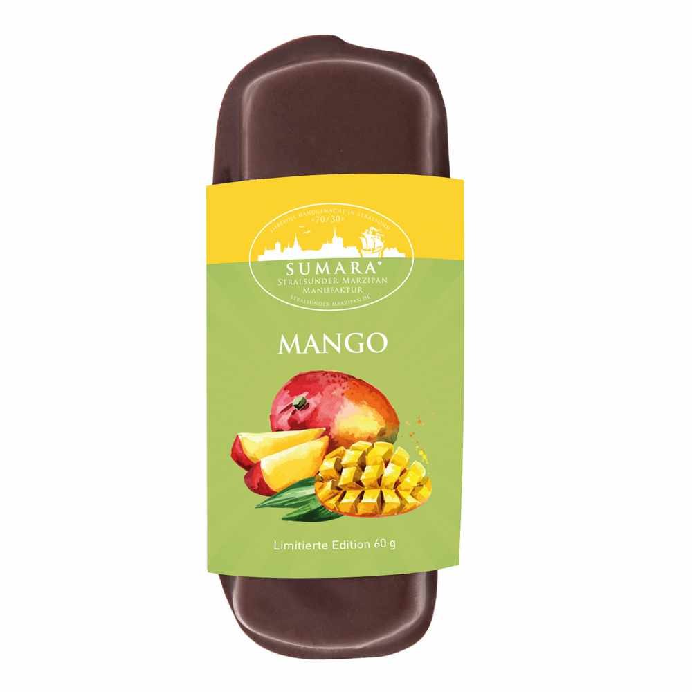 Mango Marzipanbrot mit Zartbitterschokolade
